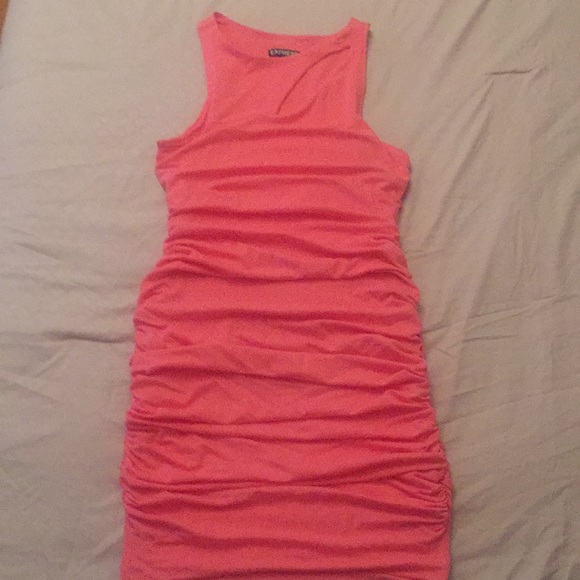 Jersey dress coral pink - Picture 1 of 3